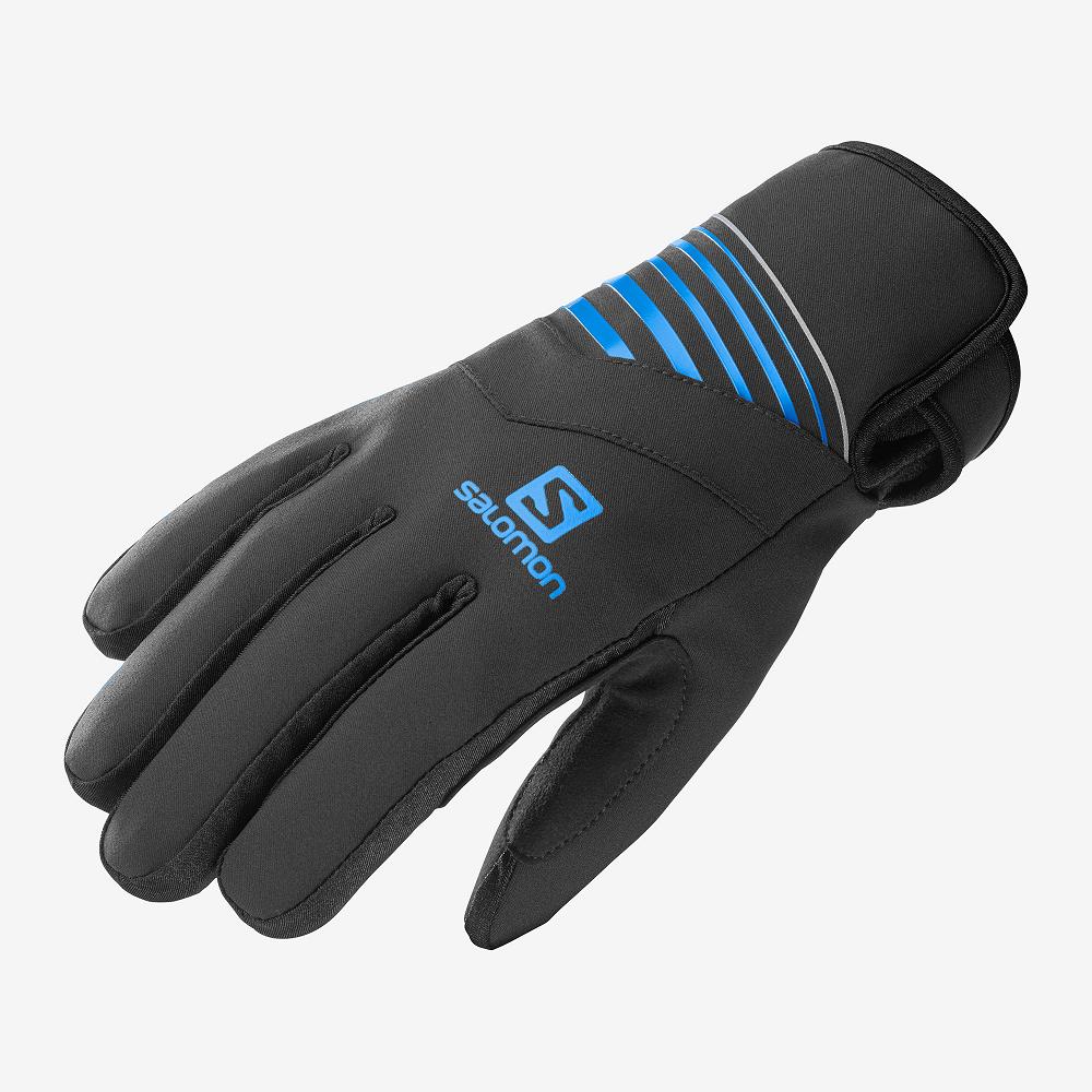 Salomon Israel RS WARM U - Mens Gloves - Black (JNSW-63851)